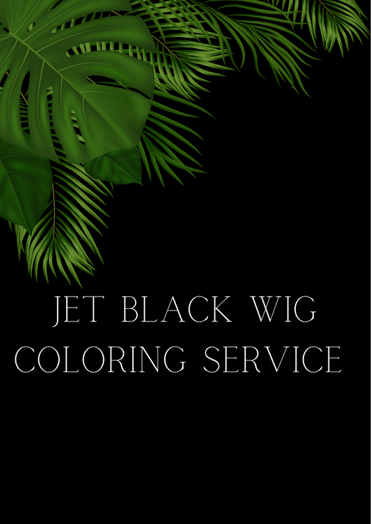Custom color Jet black